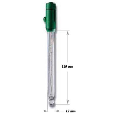 Hanna (hi1131b) Laboratory Combination Ph Electrode With Ceramic Junction For Beer, Laboratory General Purpose.