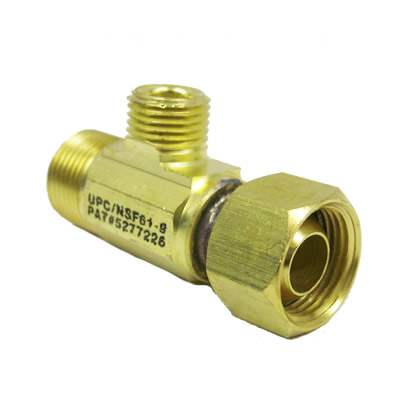 Max Adaptor (65-3000) Brass 3-8" Npt X 3-8" Npt X 1-4" Fip (no Adapter)