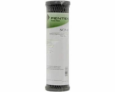 Pentek - Ncp-10 - 9.75" X 2.5" Pleated Carbon-impregnated Polyester 10 Micron Filter