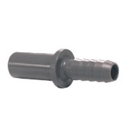 John Guest Od Tube Stem To Id Hose Barb Fitting; Gray