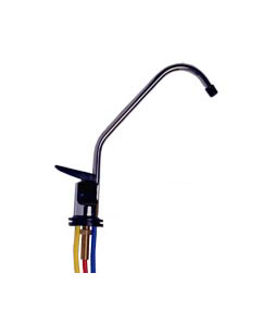 QMP (QMP103) Faucet Long Reach Vented Non-Air Gap Chrome w- Black Tip