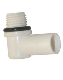 Qmp (qmp503p) Elbow Spout Adapter; Plastic