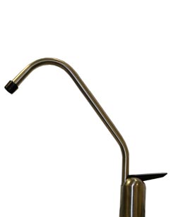 Qmp (qmp902) Faucet Long Reach Non-air Gap Chrome W- Black Tip