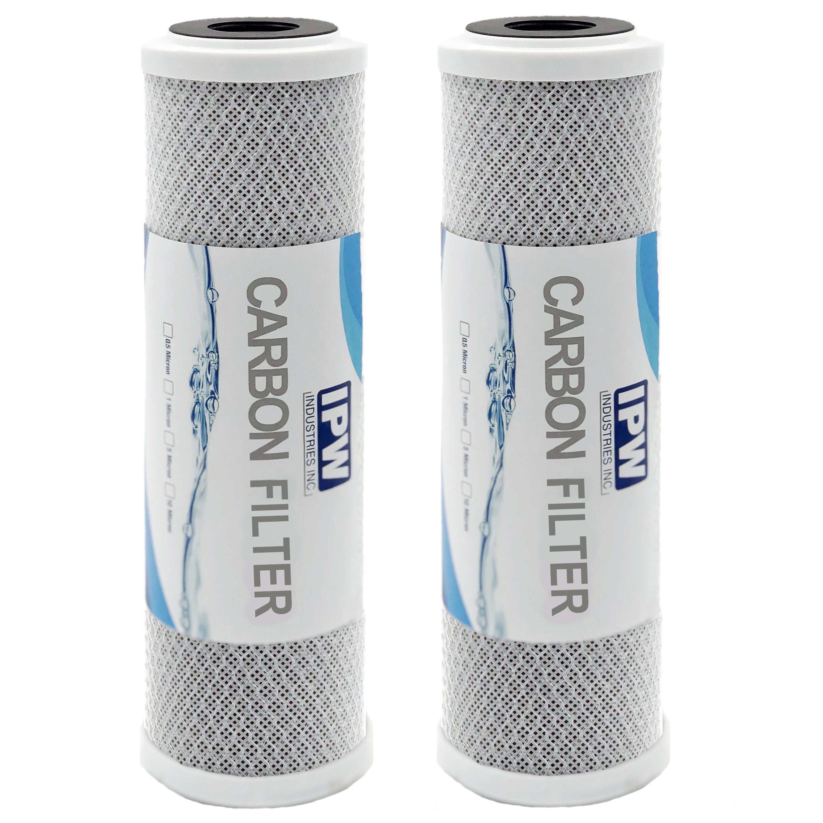 Pack Of 2 Universal Carbon Replacement Water Household Filter By Ipw Industries Inc.