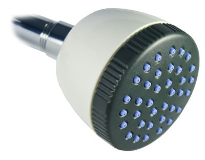 H2O International (SH-WH-1) Shower Filters - Single Spray W-KDF; WHITE