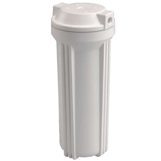 Puret - W892 Series - 10" Slim Filter Housing - White Cap / White Sump