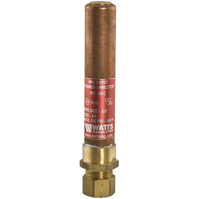 Watts (05-3-8) Mini Water Hammer Arrestor - Pressure Regulator 3-8" Npt