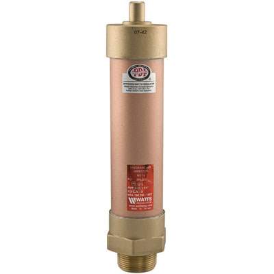 Watts (lf15m2-a) Mini Water Hammer Arrestor - Pressure Regulator 1-2" Npt Nsf Certified - Lead Free
