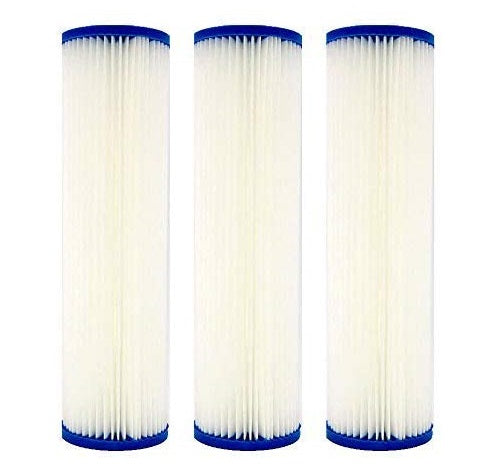 Ipw Industries Inc Pack Of 3 Watts (wpc5-975) 9.75"x2.75" 5 Micron Pleated Sediment Filter