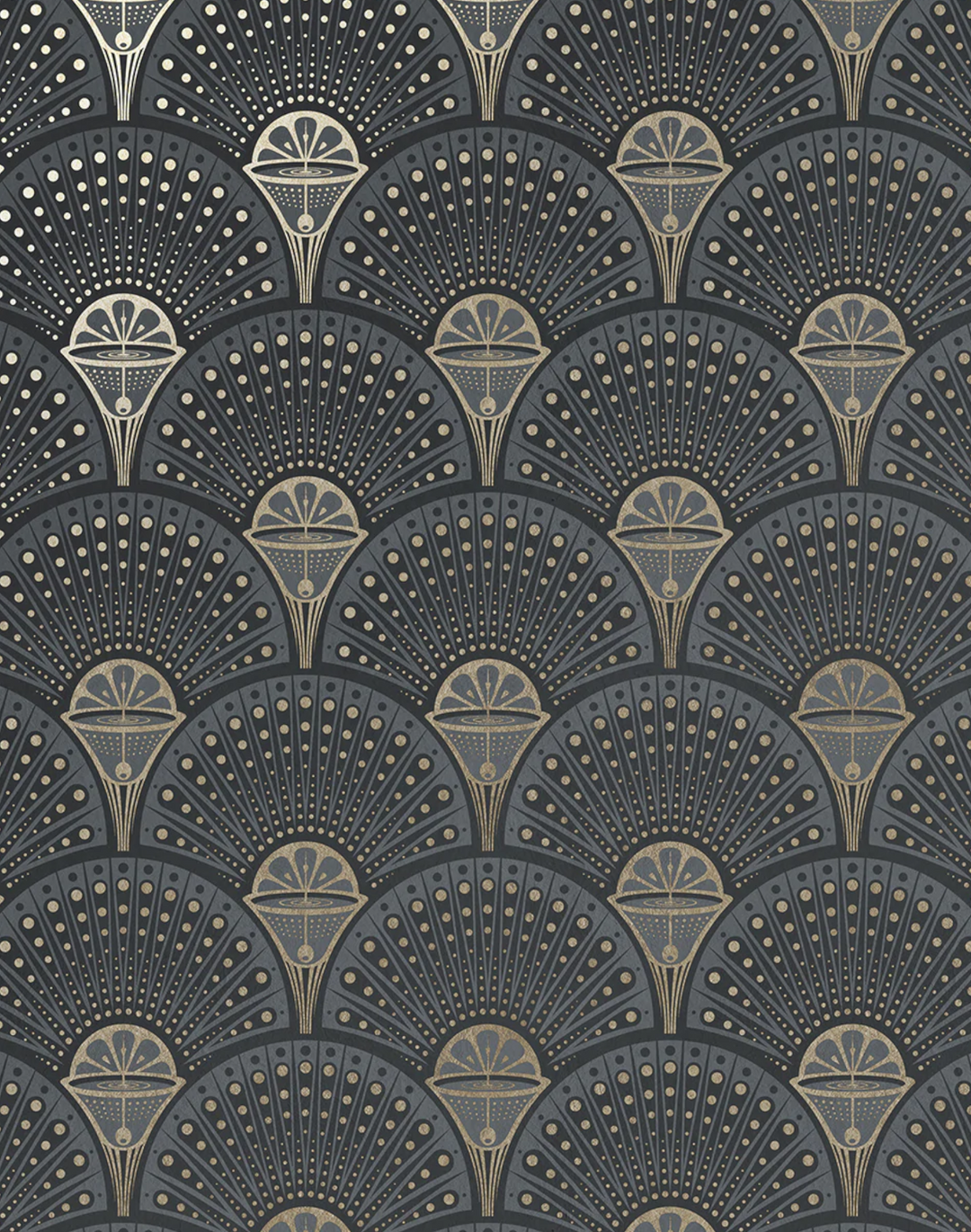 Deco Martini, Gatsby Gold – The Pattern Collective