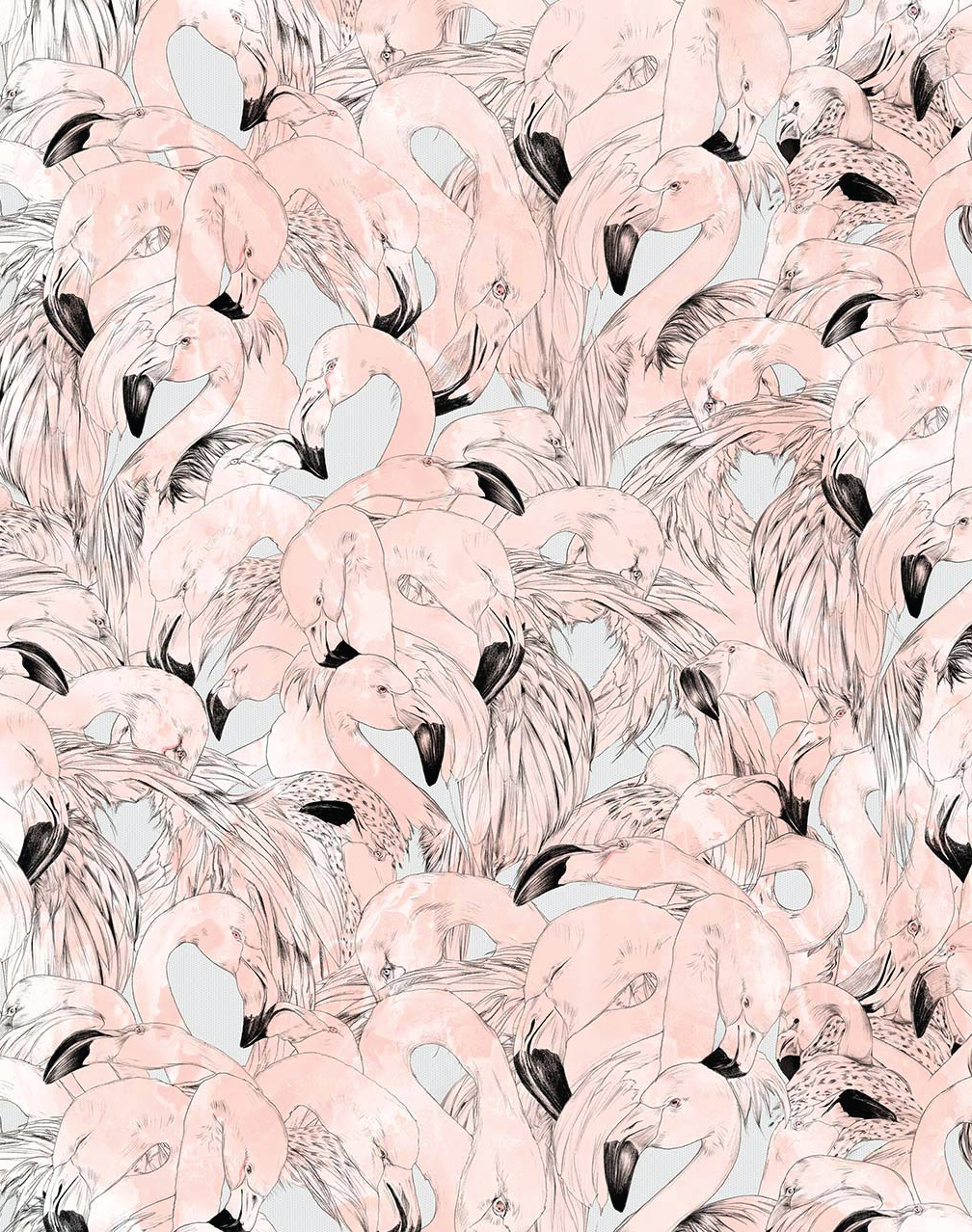 Love Leopard Wallpaper Peach - 17 Patterns
