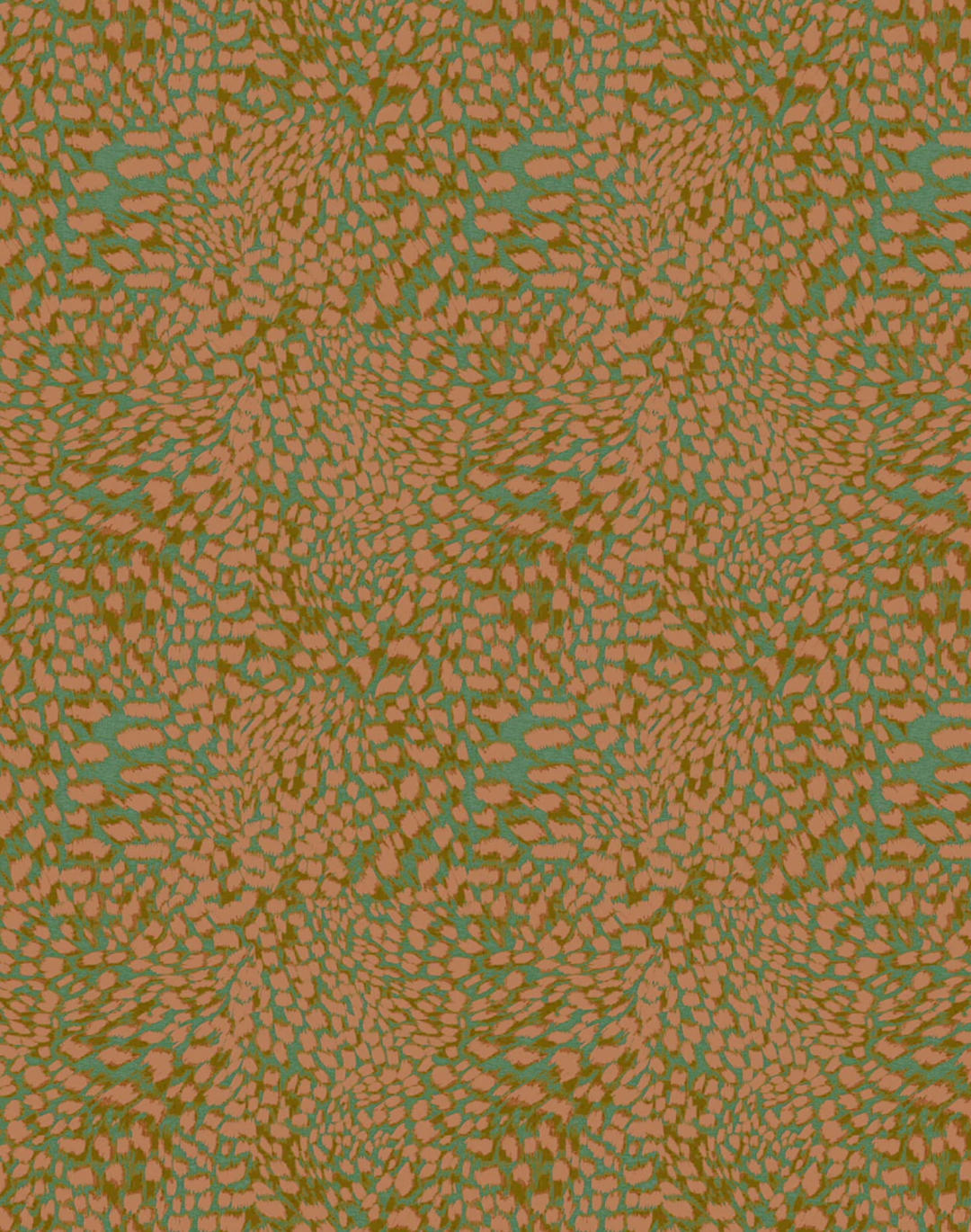 Cheetah, Teal – The Pattern Collective