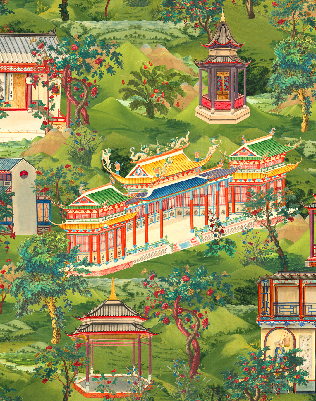 The Cantonese Garden Wallpaper by MINDTHEGAP