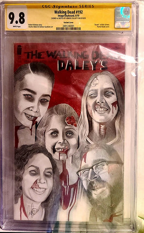 The Walking Dead CGC 9.8 SS Custom Artwork by Amber Denise Folliet