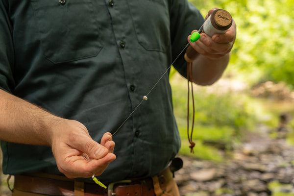 A basic tackle setup for hand line fishing with your Daggerfish Handreel