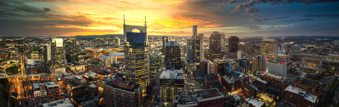 nashville, Tennessee skyline office buildings