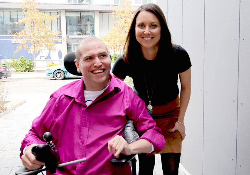 Andrew Gurza, Chief Disability Officer and Heather Morrisson, CEO of Handi