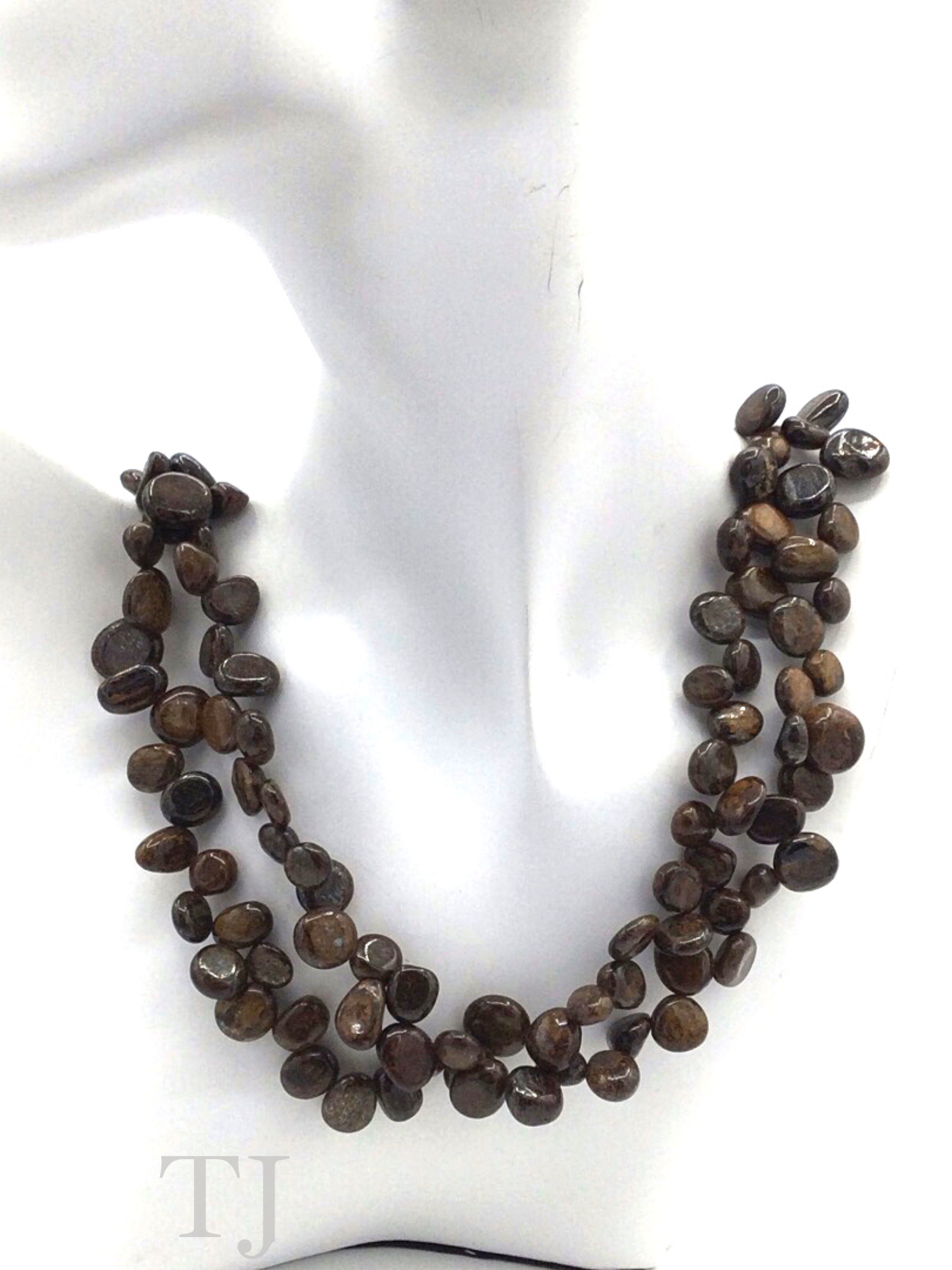 bronzite necklace