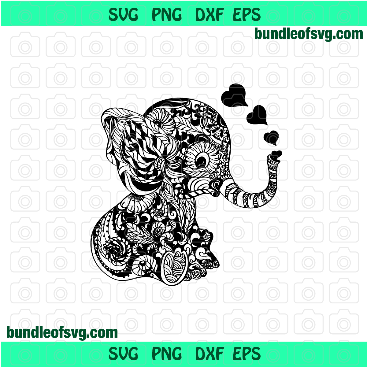 Free Free Mandala Elephant Svg 156 SVG PNG EPS DXF File