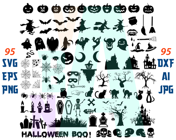 Halloween SVG Halloween Silhouette clipart decoration ornament party s