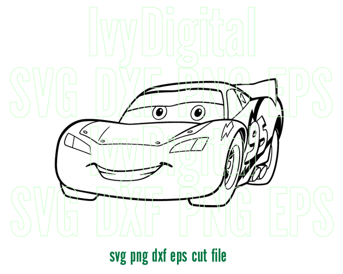 Free Free Lightning Mcqueen Svg 878 SVG PNG EPS DXF File