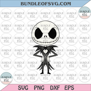 Jack skellington svg chibi Nightmare Before Christmas svg png dxf