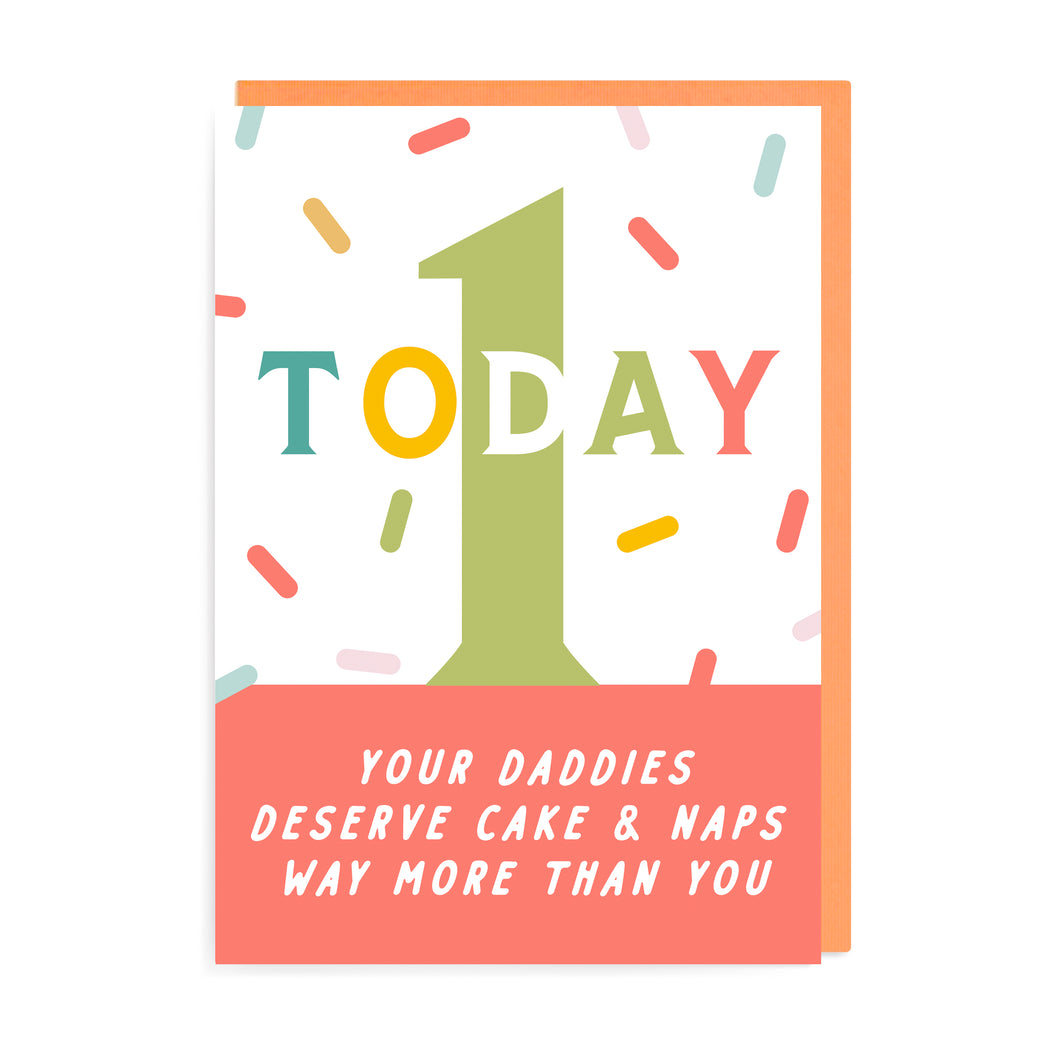 Cake and Naps Card | Pointless First Birthday