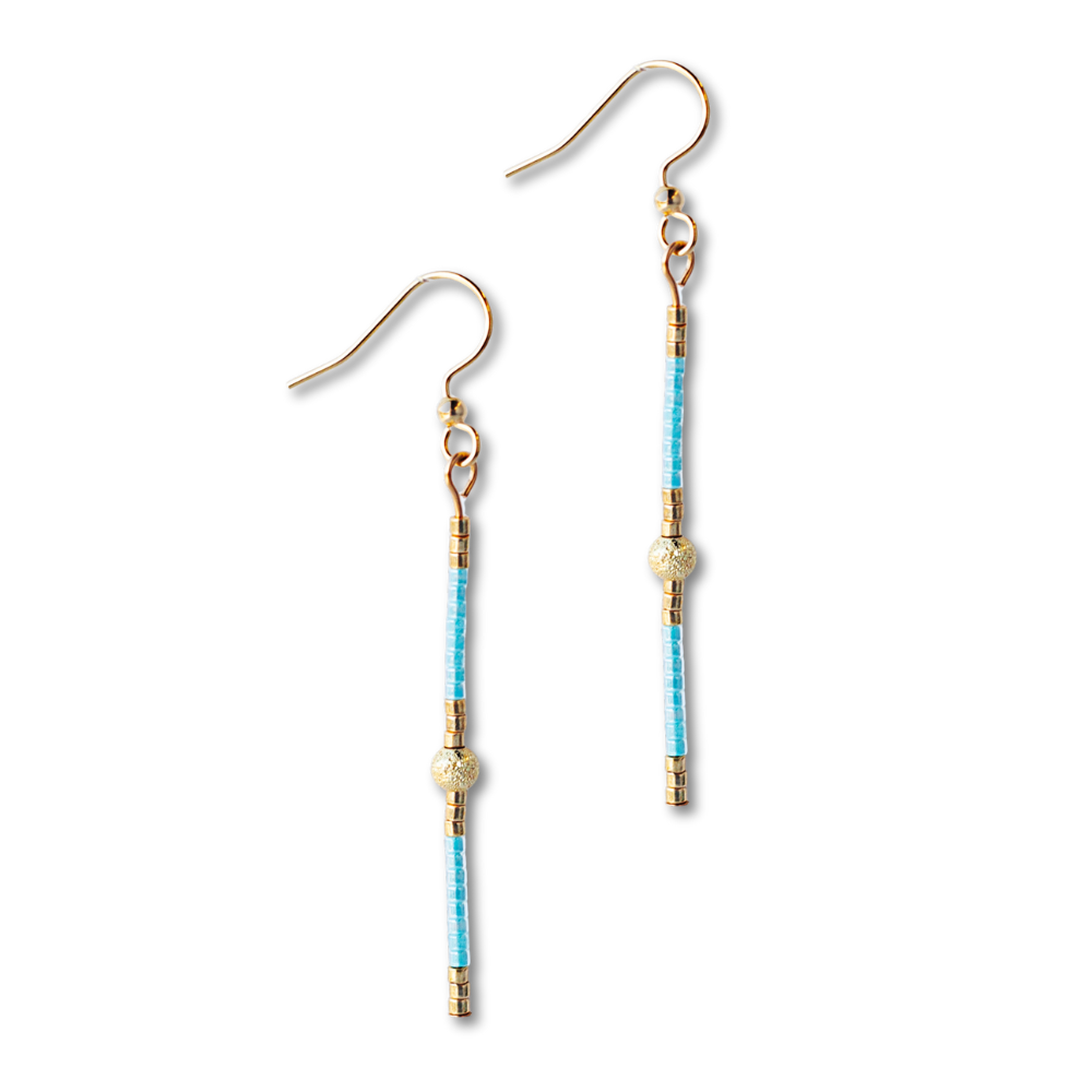 Sprinkles Earrings-Turquoise