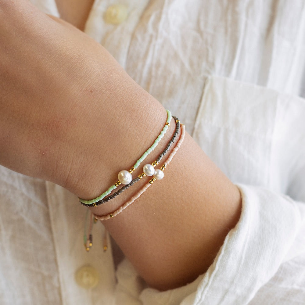 Gold Wire Strings Bracelet Natural Freshwater Pearl Bracelet for Women  Adjustable Open Pearl Bracelet Baroque pearl Bracelet