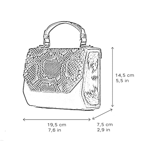 Зображення сумки з розмірами