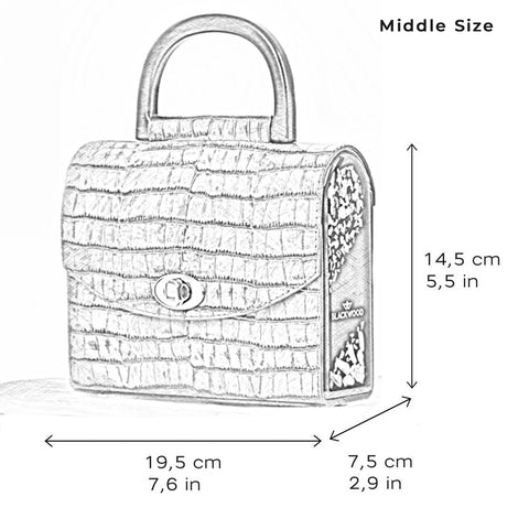Зображення сумки з розмірами