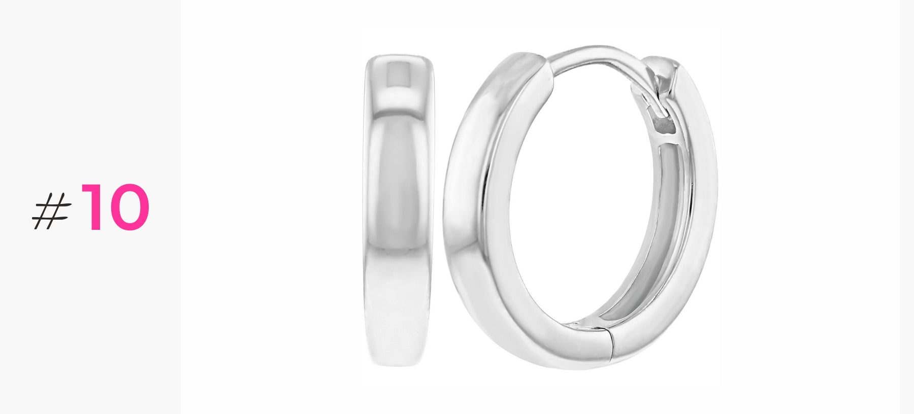 Sterling Silver Plain Small Hoop Earrings for Girls