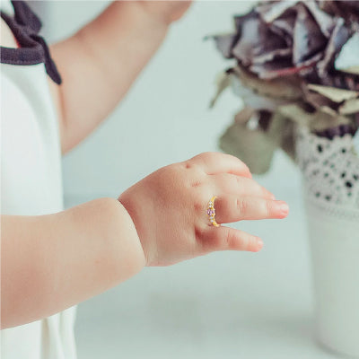 Baby Bracelet With Ring Attached Online 