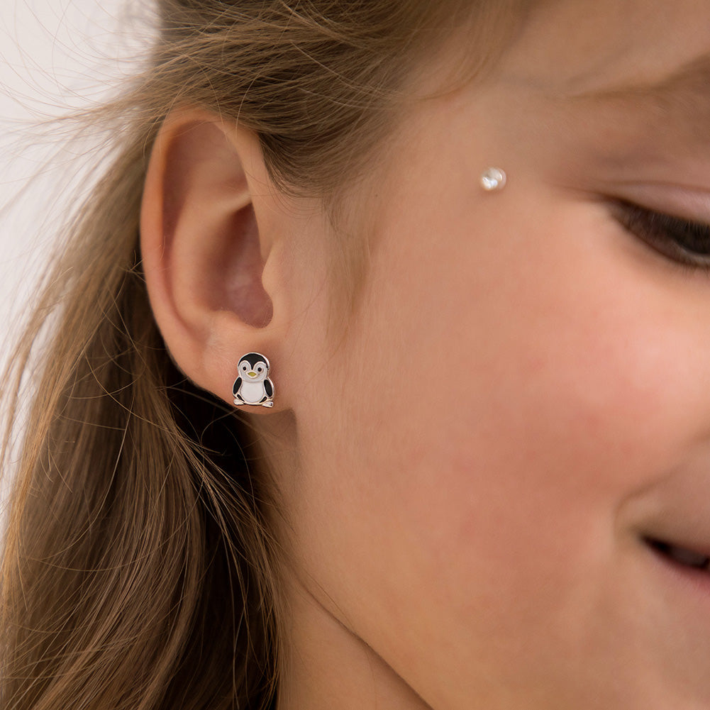 Sterling Silver Birthstone Stardust Ball Screw Back Earrings for Kids –  Cherished Moments Jewelry