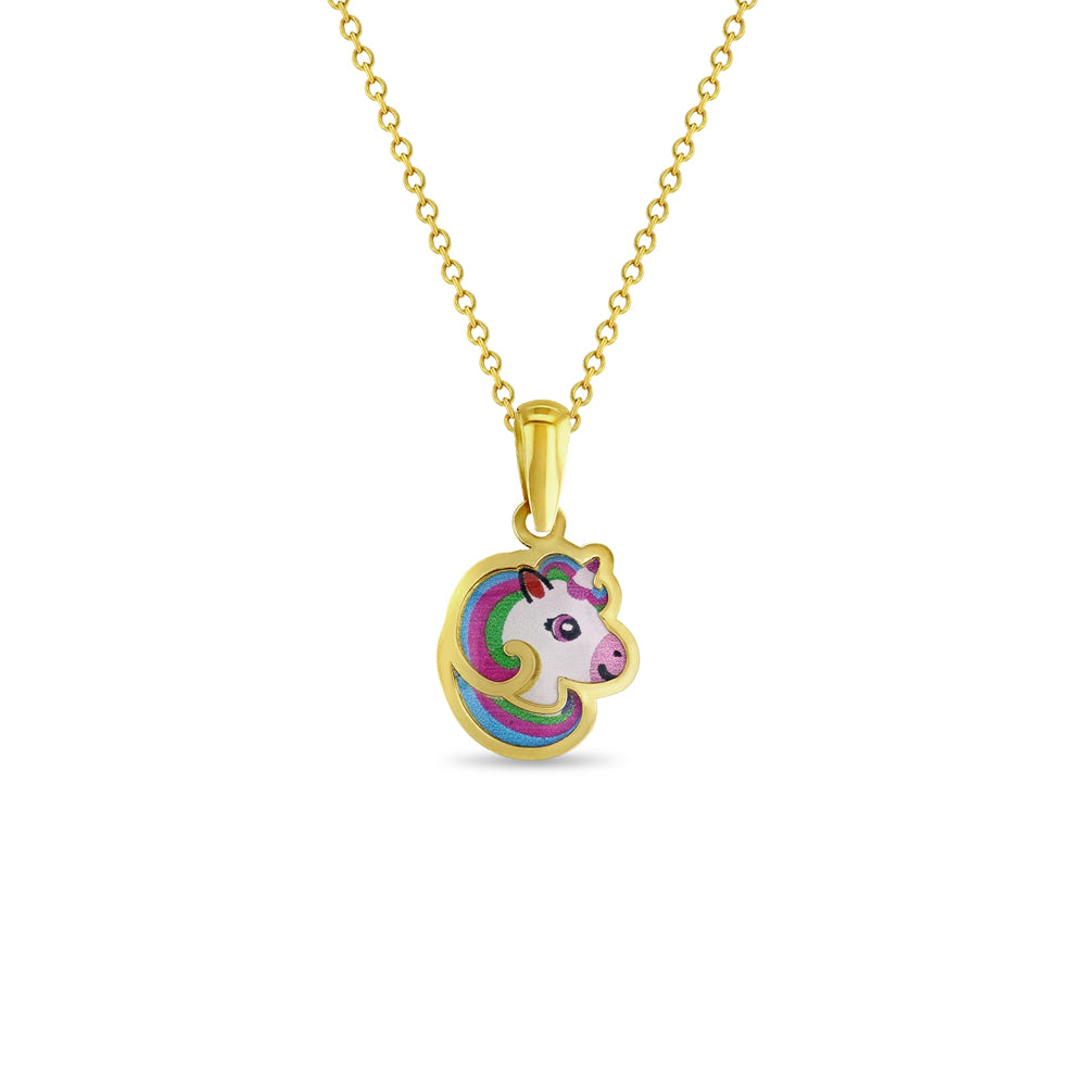 Unicorn Locket Necklace, Be a Unicorn Magnetic Necklace, Recycled Magi –  Olive Bites Studio