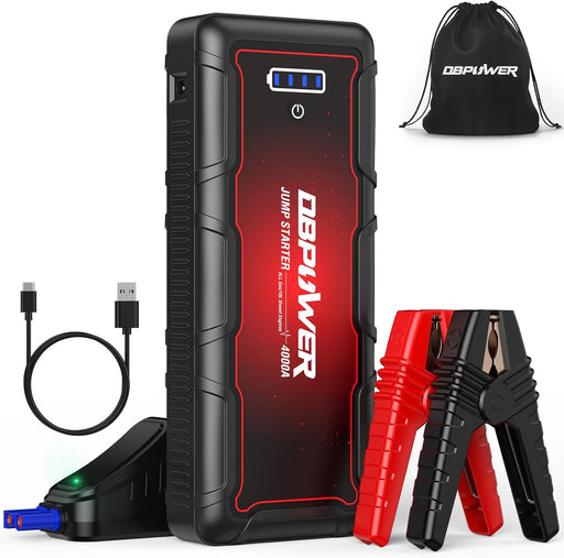 Jump Starter Car Battery Charger Portable 1600A Peak 18000mAh 12v Jump  Power Booster Pack Up to All Gas 7L Diesel Jumper Cables Dual USB Quick  Charge