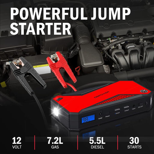 WATTSTUNDE® Jump Starter WS-JS Camper Starthilfe Powerbank