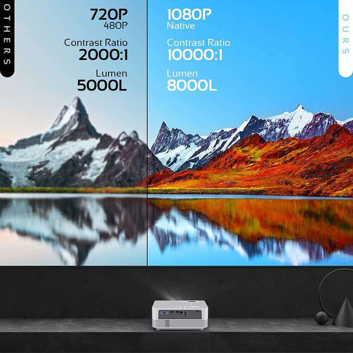 DBPOWER L22 7500Lux Mini Video Projector