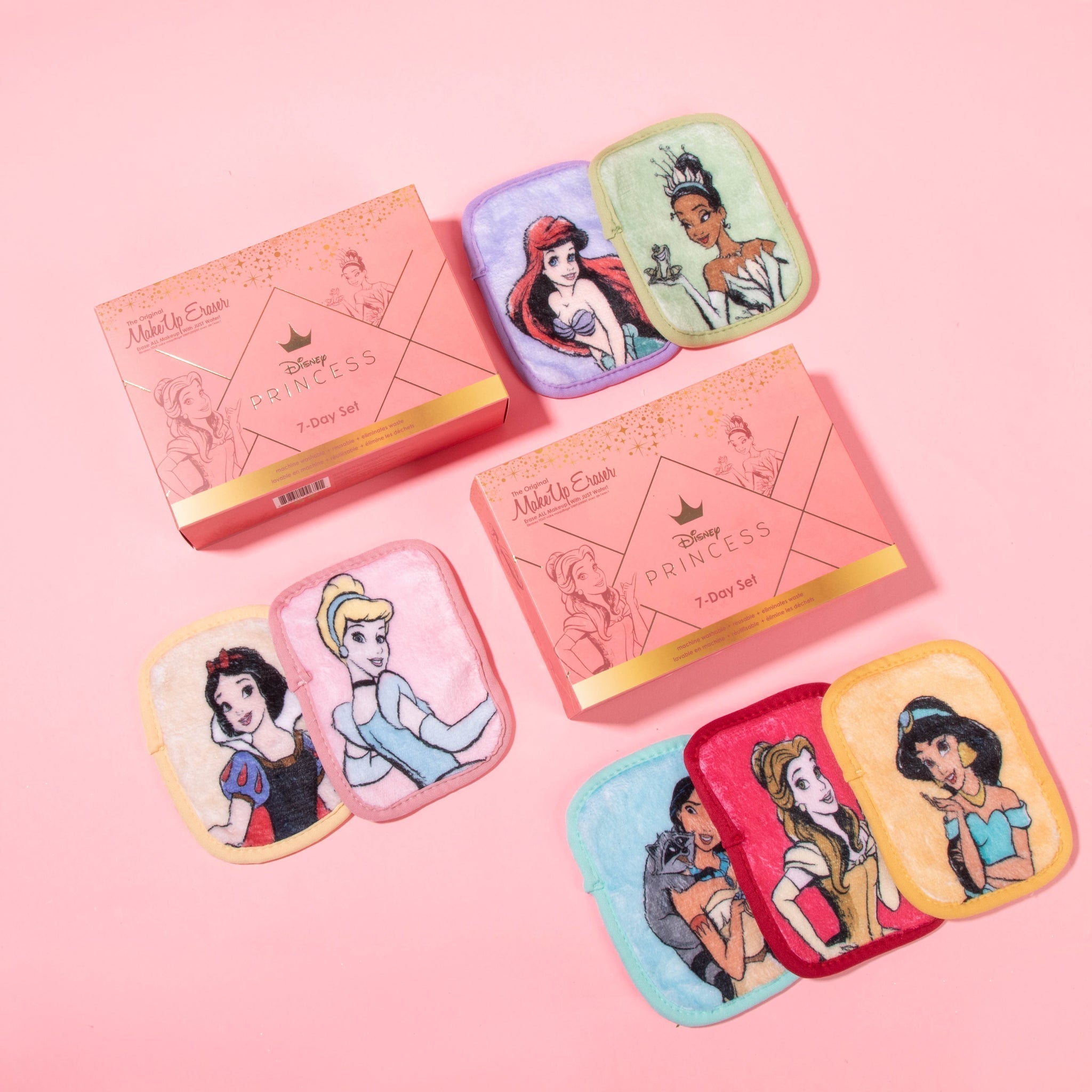 The Original Makeup Eraser Disney Princesses 7 Day Set Villari Chic 4246