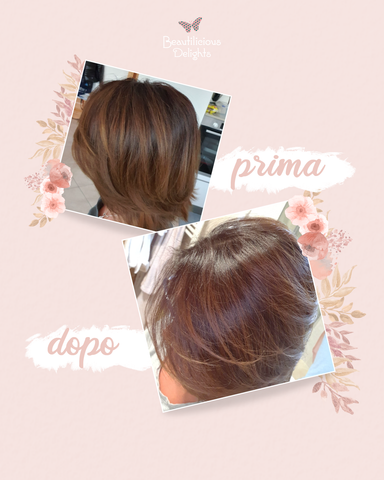 How to replace the chemical dye with henna obtaining an amazing brown before and after