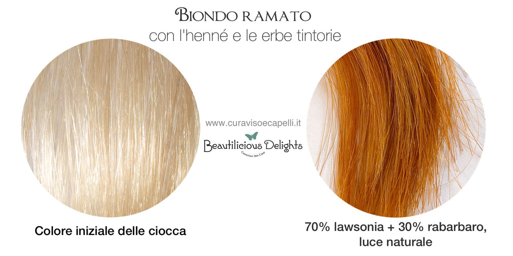 biondo ramato henné capelli rabarbaro beautilicious delights