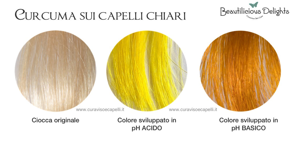 curcuma capelli biondi foto prima e dopo beautilicious Delights