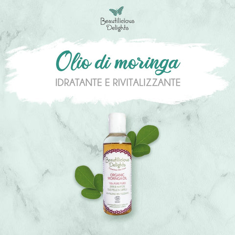 olio di moringa idratante capelli rivitalizzante