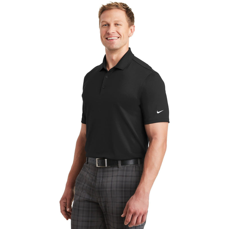 nike dri-fit classic fit players polo with flat knit collar