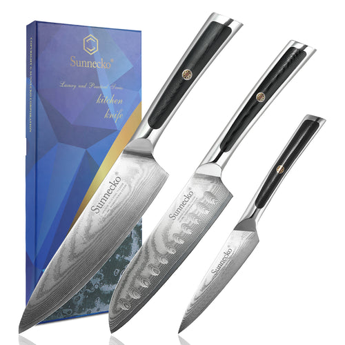 Stainless Steel Kitchen Knife Set 5 Piece Chef Series