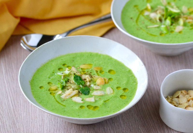 Moringa, Broccoli & Almond Gazpacho – Aduna