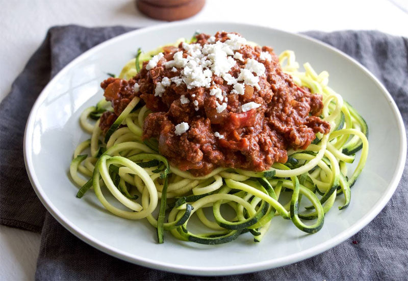 Cacao Bolognese Courgetti