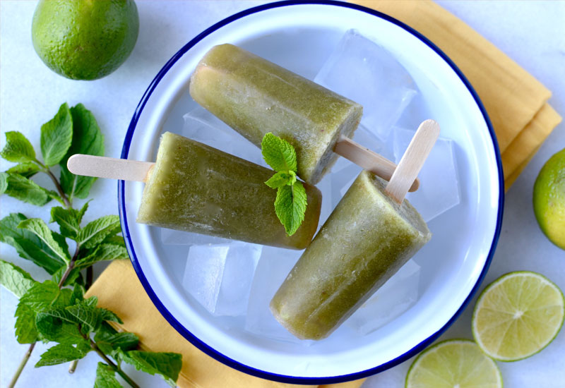 Moringa Mint Mojito Ice Lollies