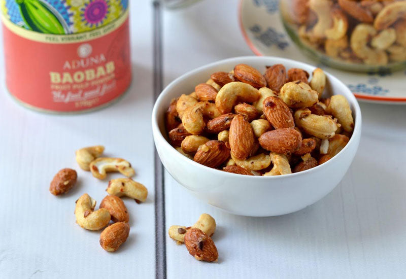Sweet Chilli & Baobab Roasted Nuts