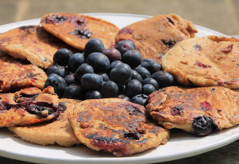 Vegan Baobab & Banana Pancakes